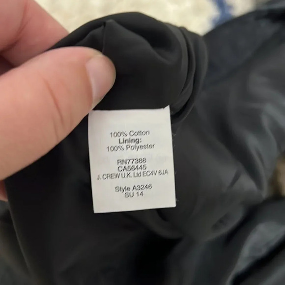 J.Crew women’s skirt mid ruffle to bottom black size 4 - Picture 5 of 5